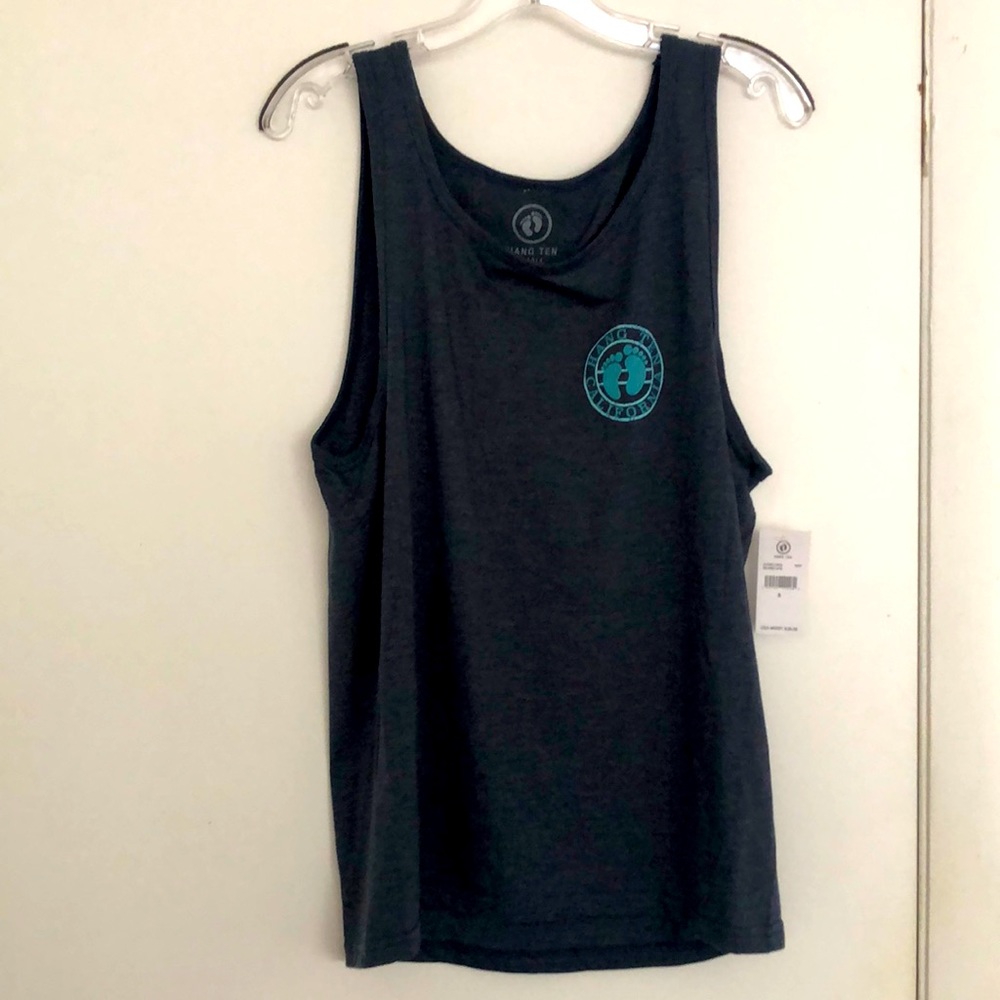 Hang Ten California double sided gray S tank top